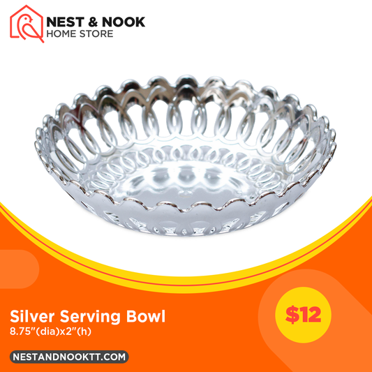 Silver Serving Bowl