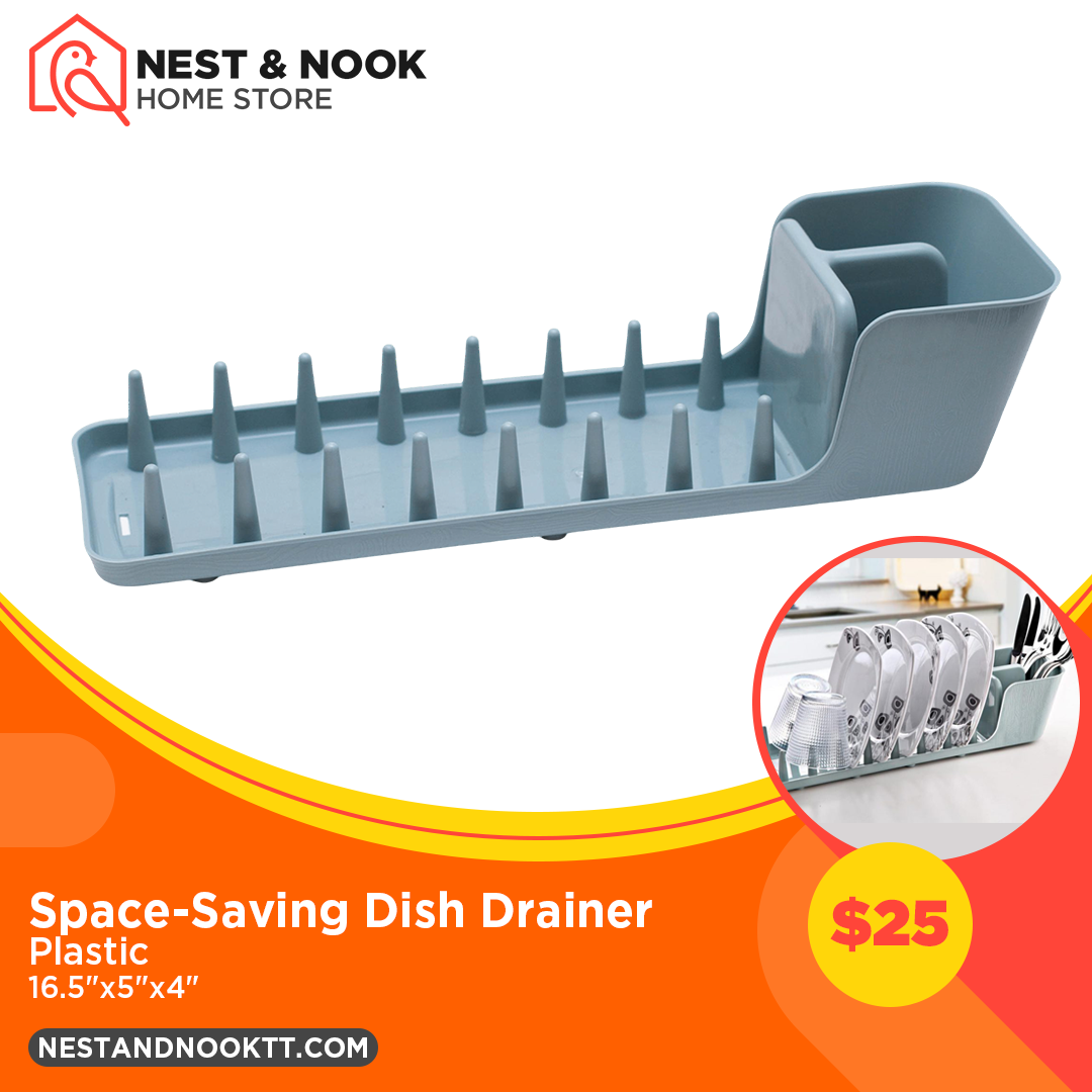 Space-Saving Dish Drainer