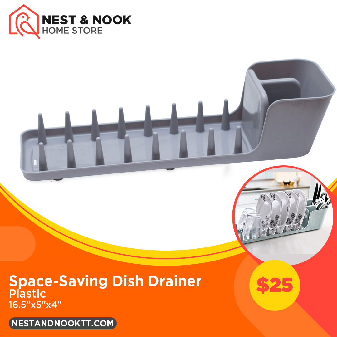 Space-Saving Dish Drainer