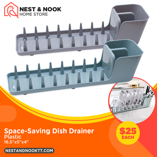 Space-Saving Dish Drainer