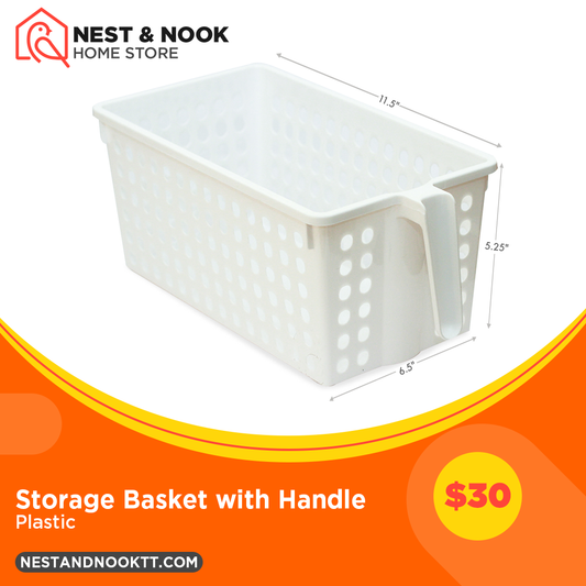 Storage Basket with Handle