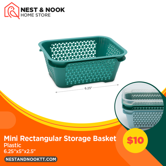 Mini Rectangular Storage Basket