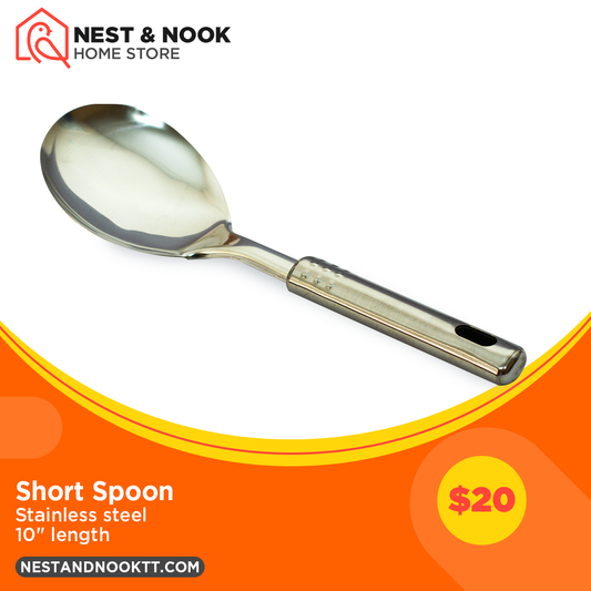 Stainless Steel Short Spoon